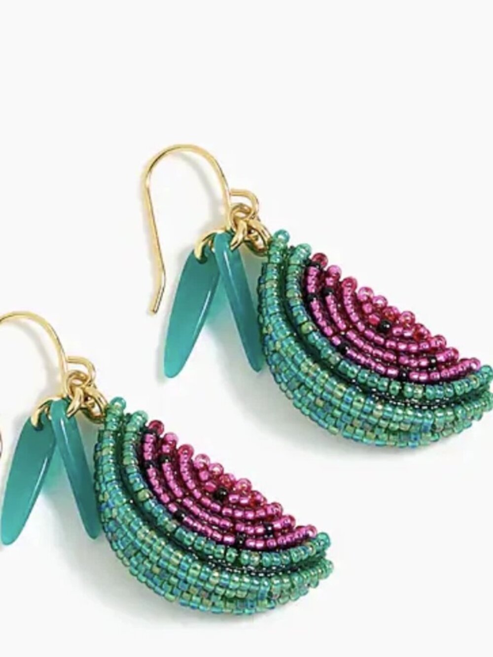 J.Crew Beaded watermelon earrings-J3961-NWT